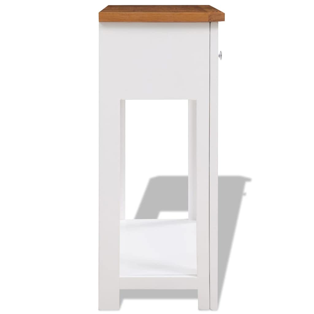 Console Table Side Table Entryway Table Solid Oak Wood K5536