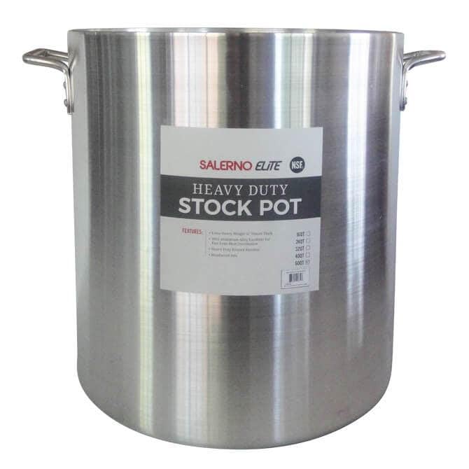 60 Quart Aluminum Stock Pot with Riveted Handles F16500