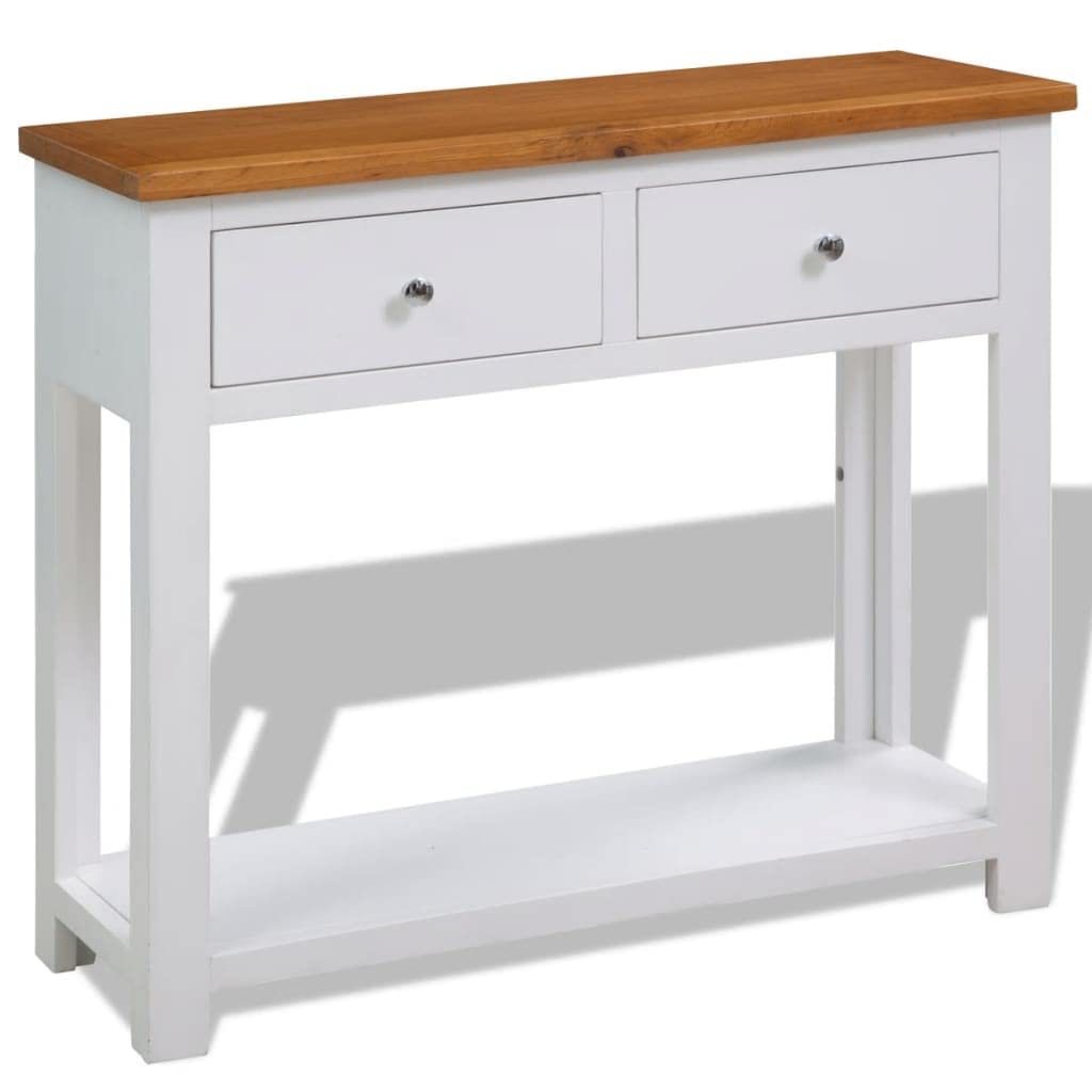 Console Table Side Table Entryway Table Solid Oak Wood K5536