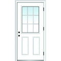 Primed Left Hand Outswing Prehung Steel Door 36"x80" K78454
