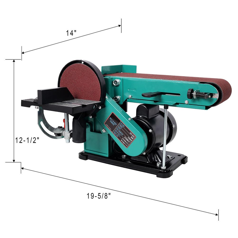 4" x 36" Belt & 6" Disc Benchtop Sander V50260
