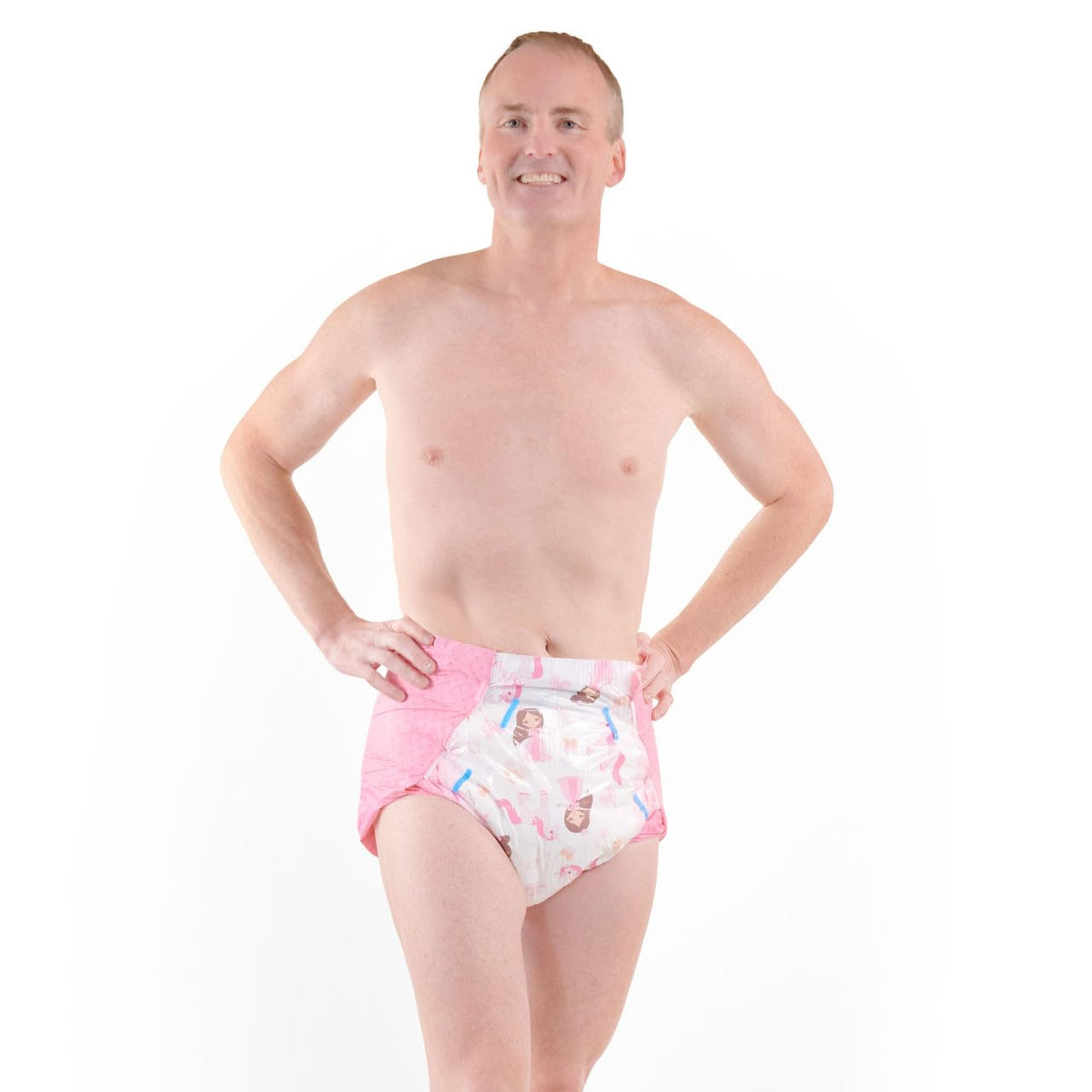 Princess Pink Overnight Adult Diapers 12 Pack Large X21553