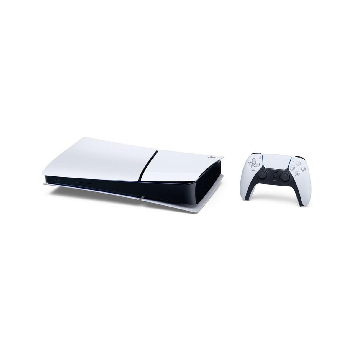 White Slim Digital PS5 1TB Gaming Console with Controller Case X827067