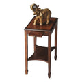 Traditional Rectangular Wood Side Table with Pull-Out Tray Q13922