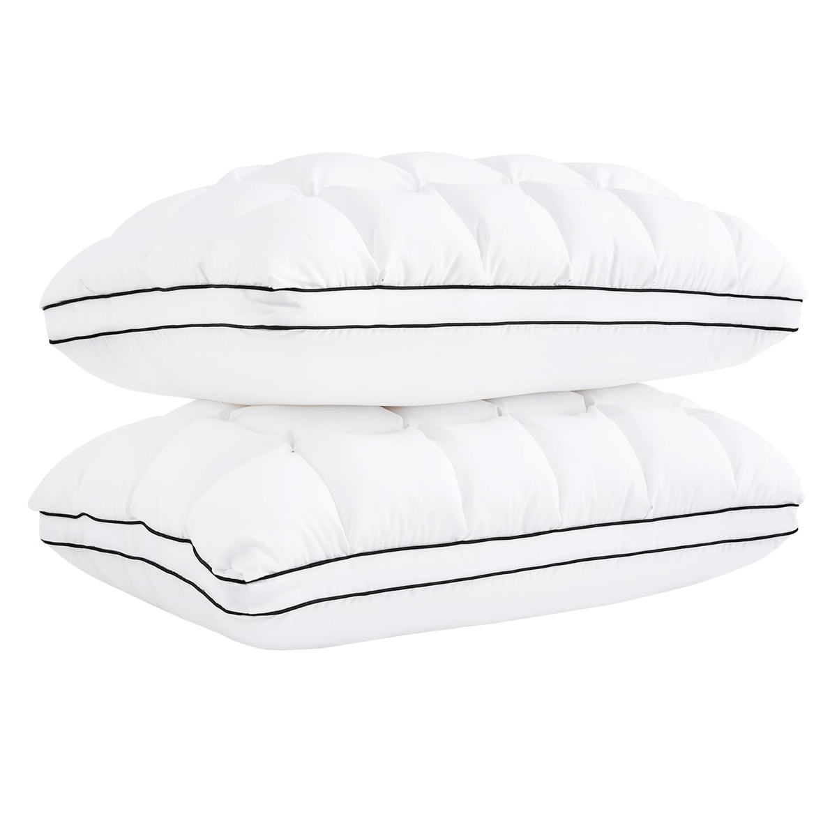 King Size Set of 2 Cotton Pillows N414978