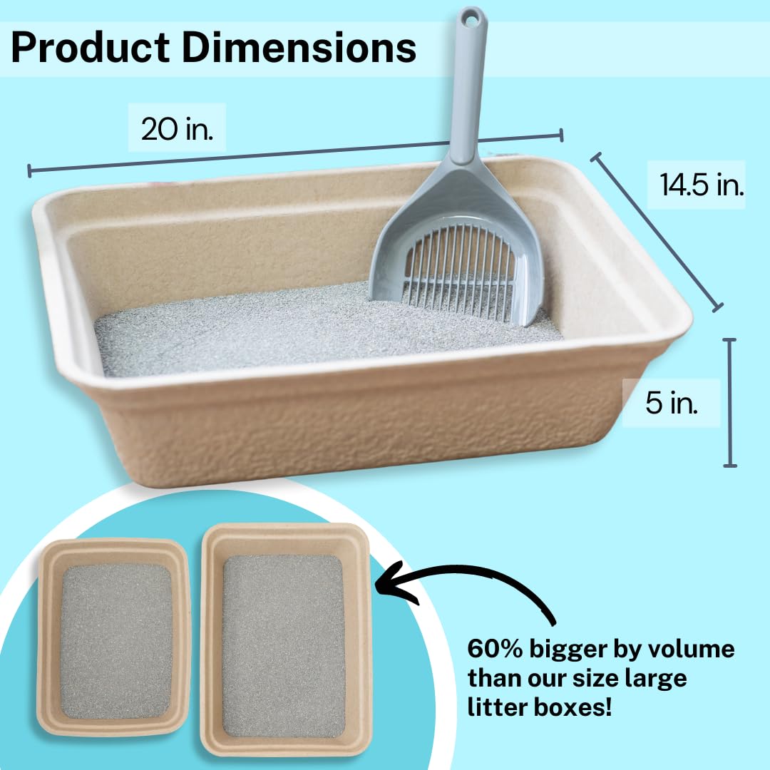 Disposable Litter Boxes 4-Pack V788