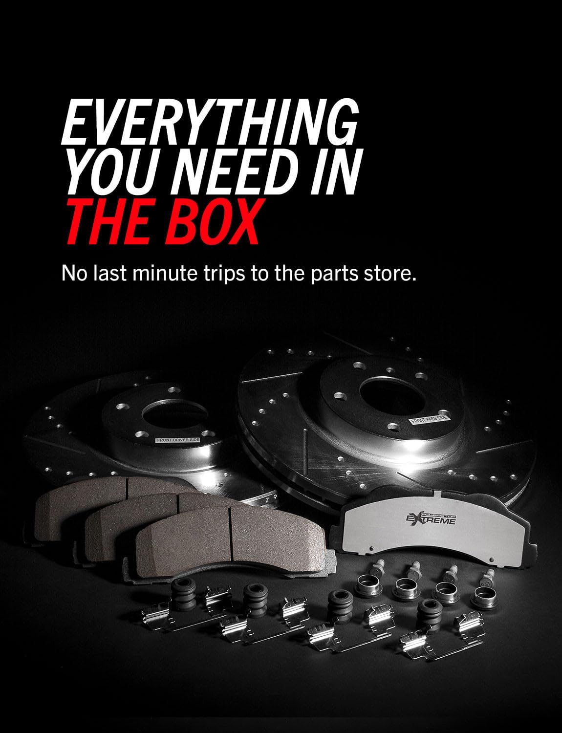 Front & Rear Brake Pad & Rotor Kit S799