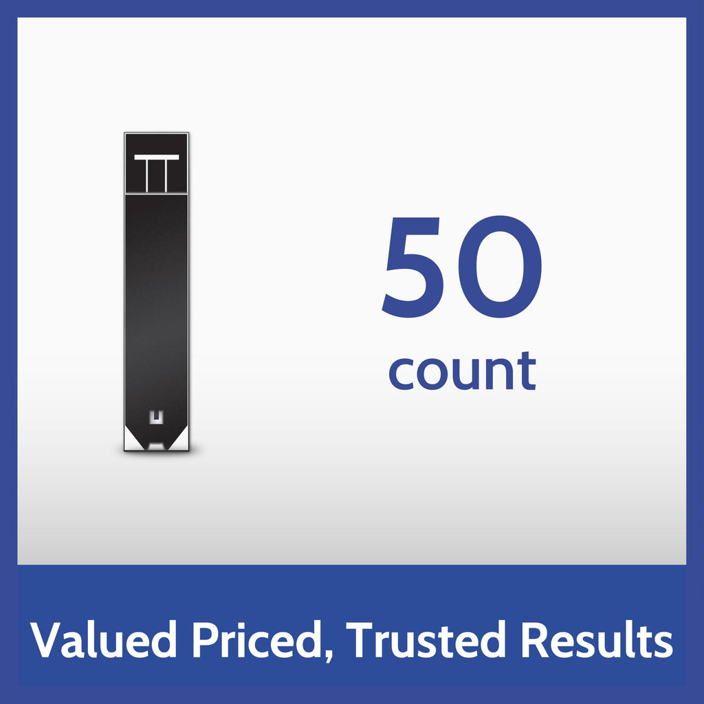 Blood Glucose Test Strips, 50 Count N368459