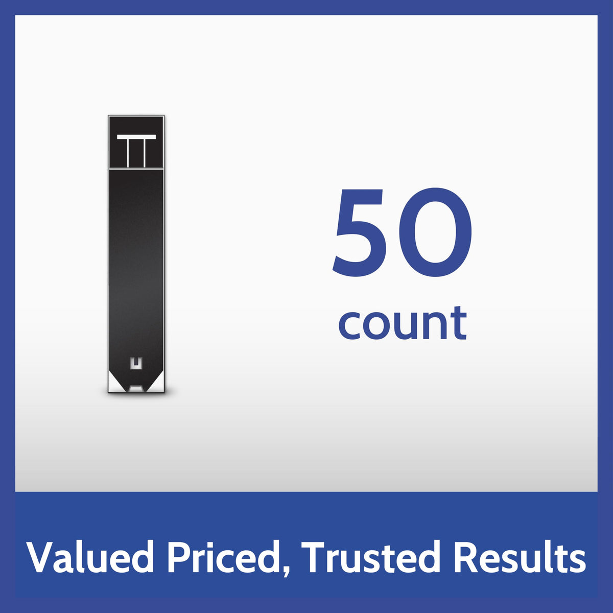 Blood Glucose Test Strips, 50 Count N368459