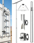 Adjustable Telescoping Flag Pole Mount Kit with Adapter E613580