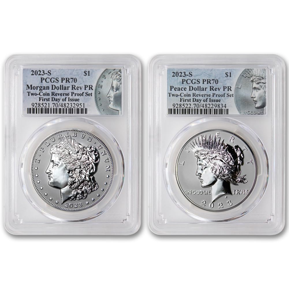 American Silver Morgan and Peace Dollar $1 E527290