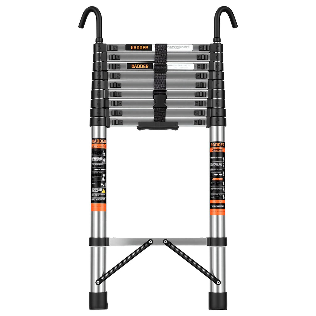 12.5 FT Telescoping Ladder with Hooks L2330