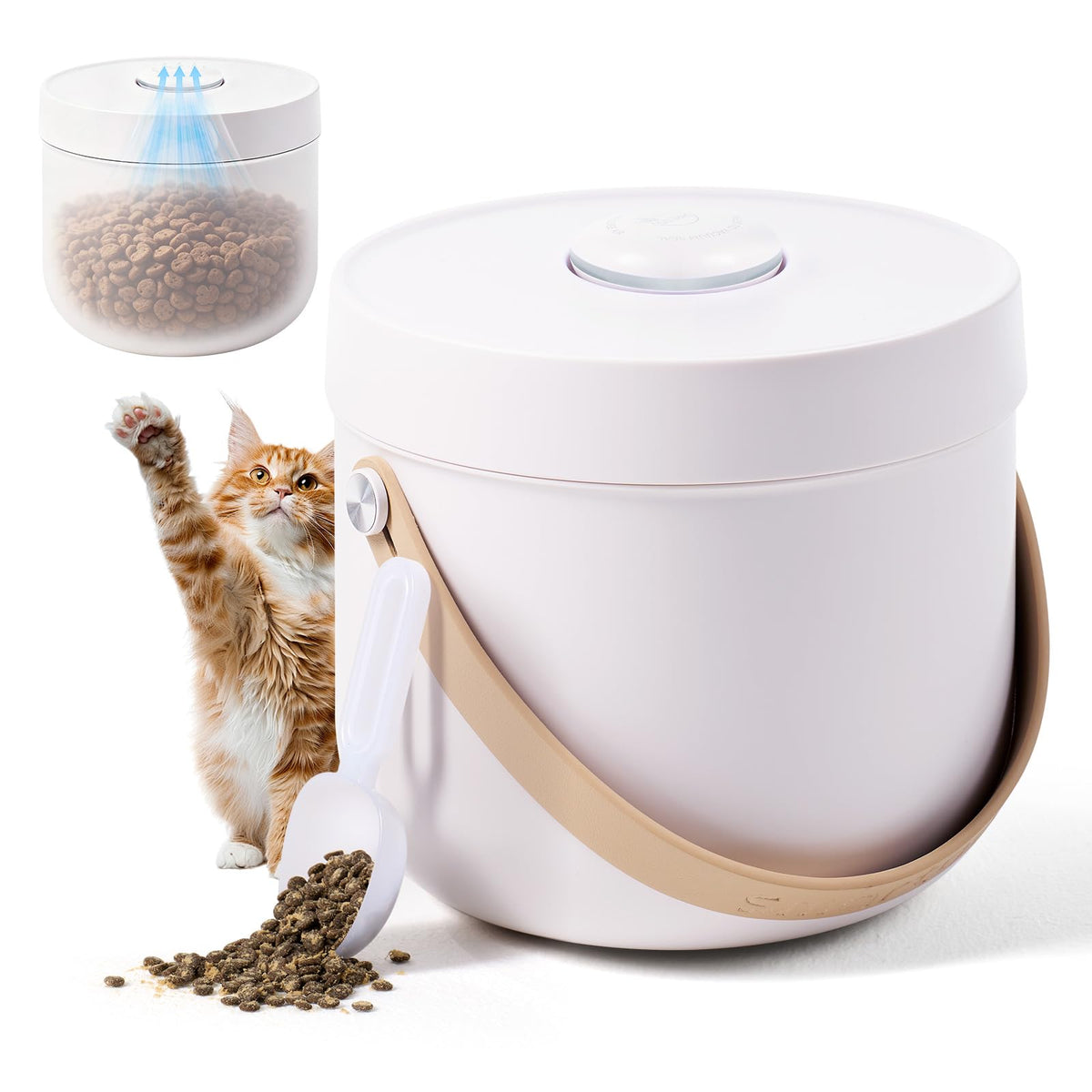 Vacuum Pet Food Storage Container 5 lb K878