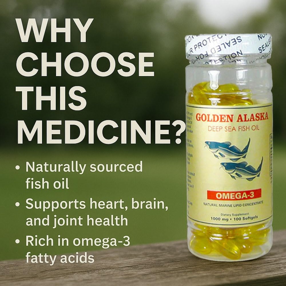 Omega 3 Fish Oil 1000mg 100 Softgels C799394