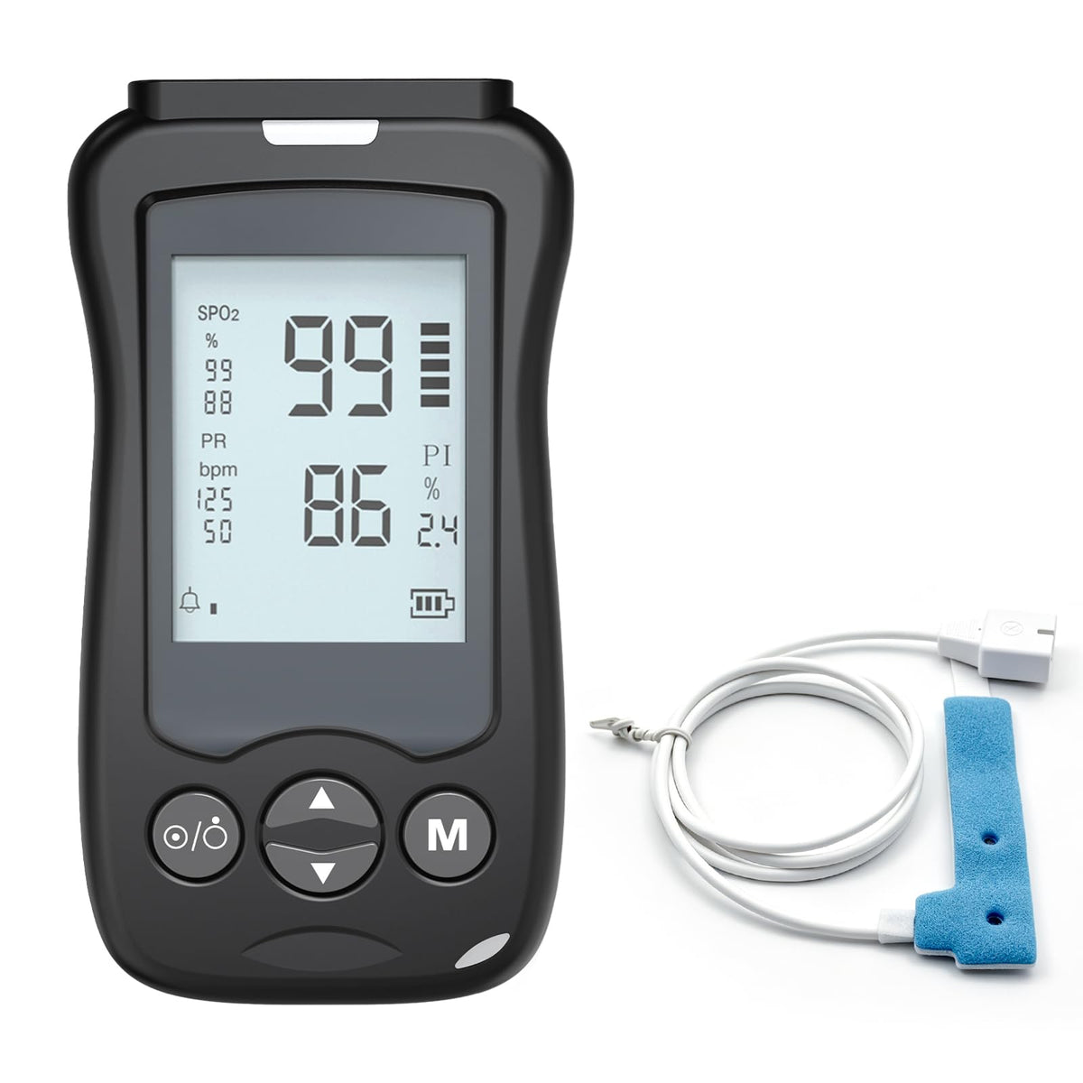 Handheld Pulse Oximeter with Wrap Probe U107