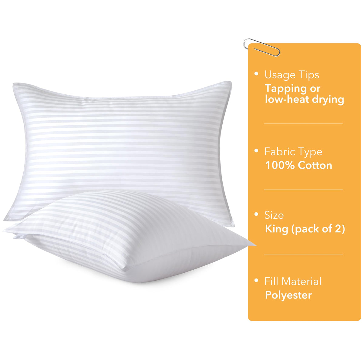 King Size Pillows Set of 2 N68950