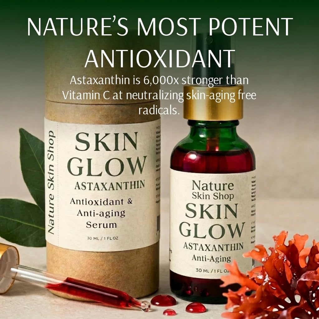 Astaxanthin Ceramide Anti-Aging Face Serum, 1 oz H7362