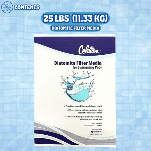 25LB Diatomaceous Earth Pool Filter Aid X243481