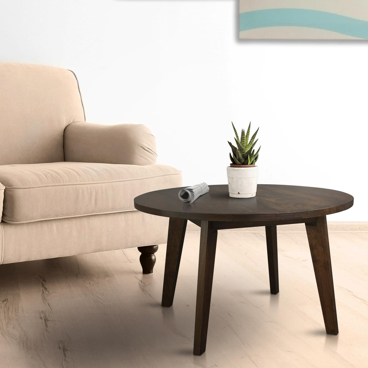 Hardwood Round Coffee Table T3893