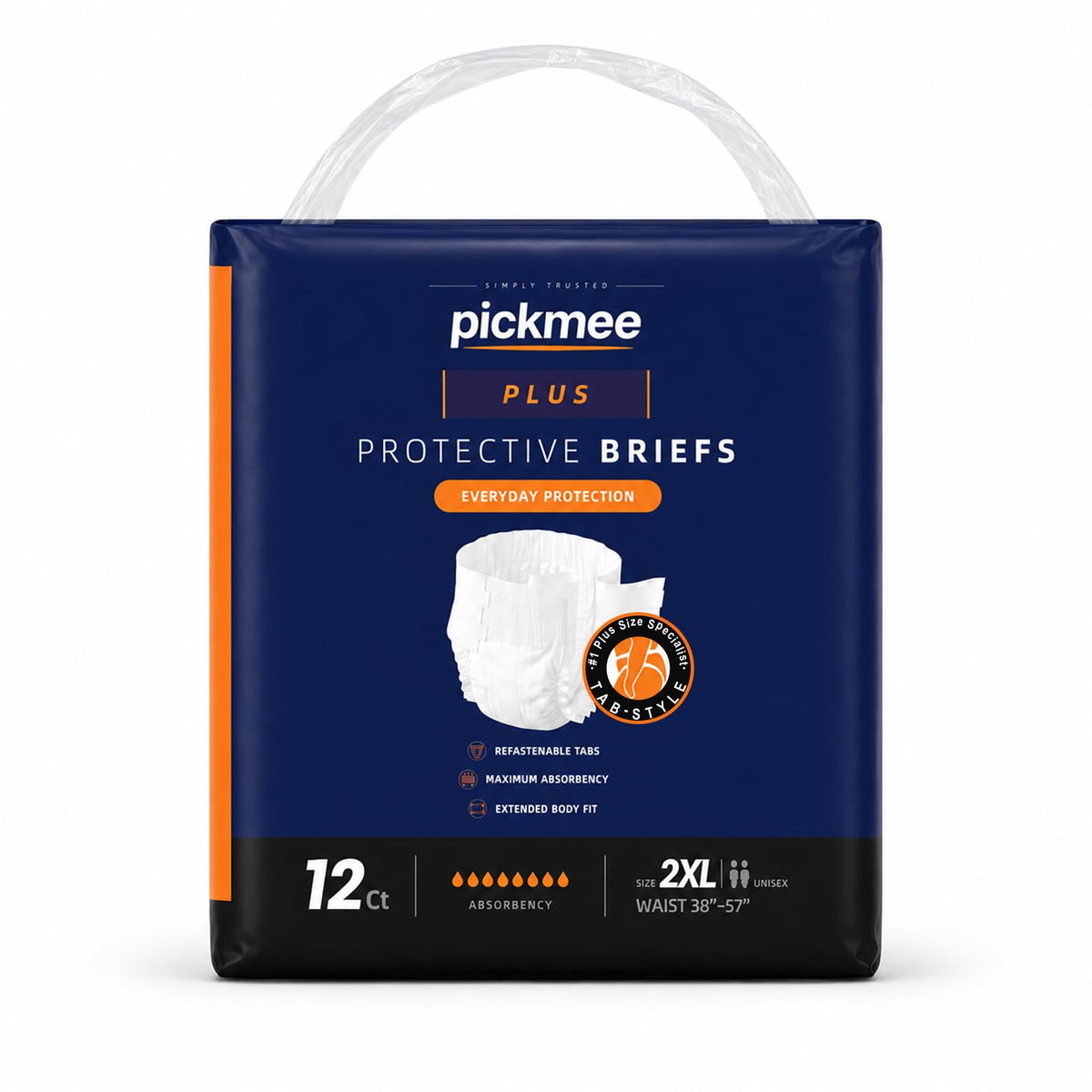 2XL Overnight Adult Diapers with Tabs, 12 Count Y525755