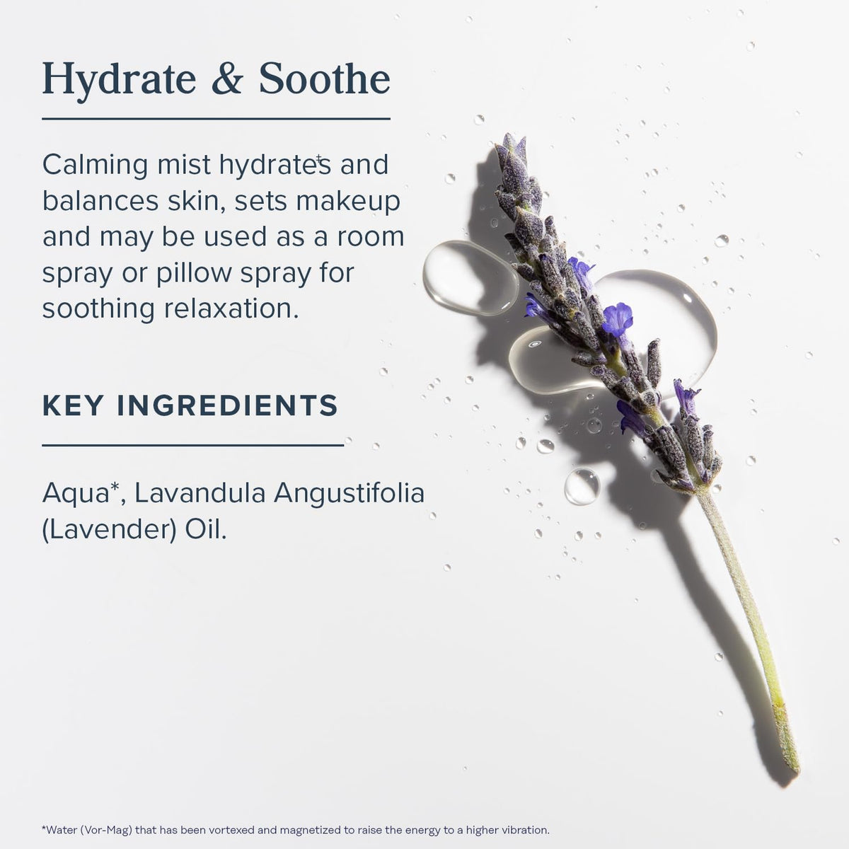 Lavender Water Mist Face and Body Spray 8oz K952
