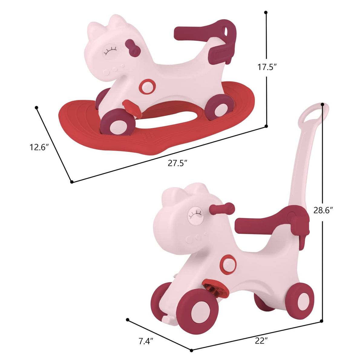Rocking Horse for Toddlers 1-3 Years Old L467