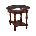 Solid Wood Oval End Table V7837