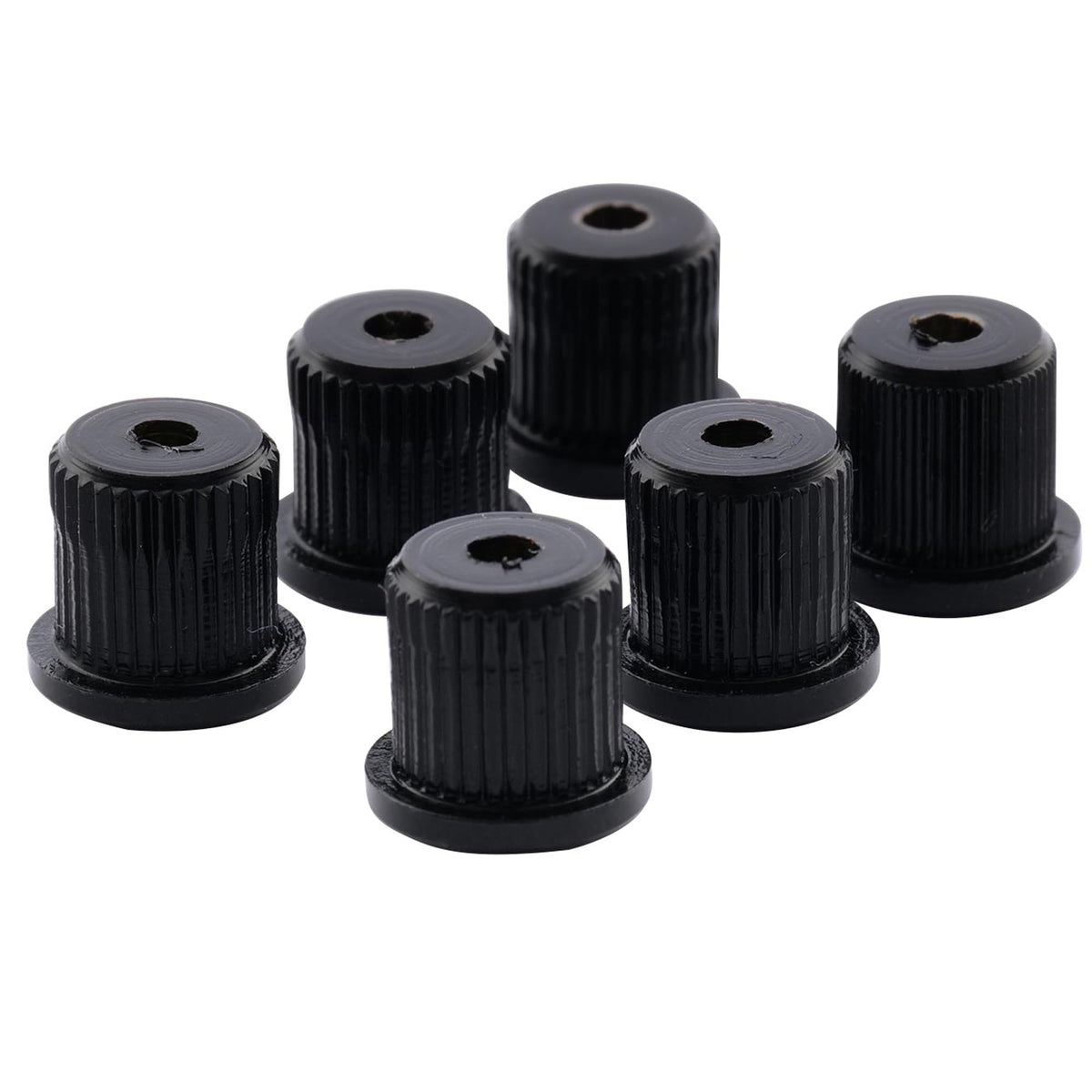 Guitar String Ferrules, Black (Set of 6) U4491