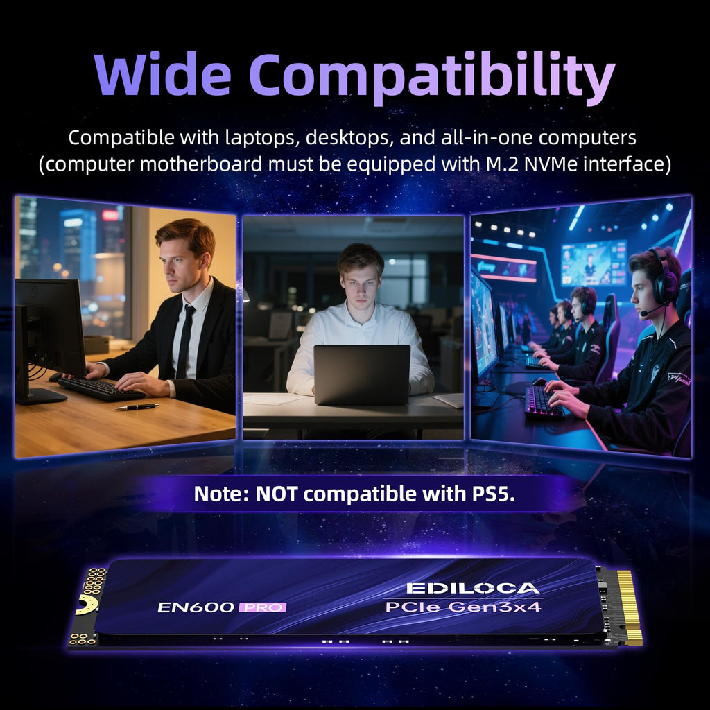 512GB PCIe 3.0 NVMe M.2 Internal SSD J416