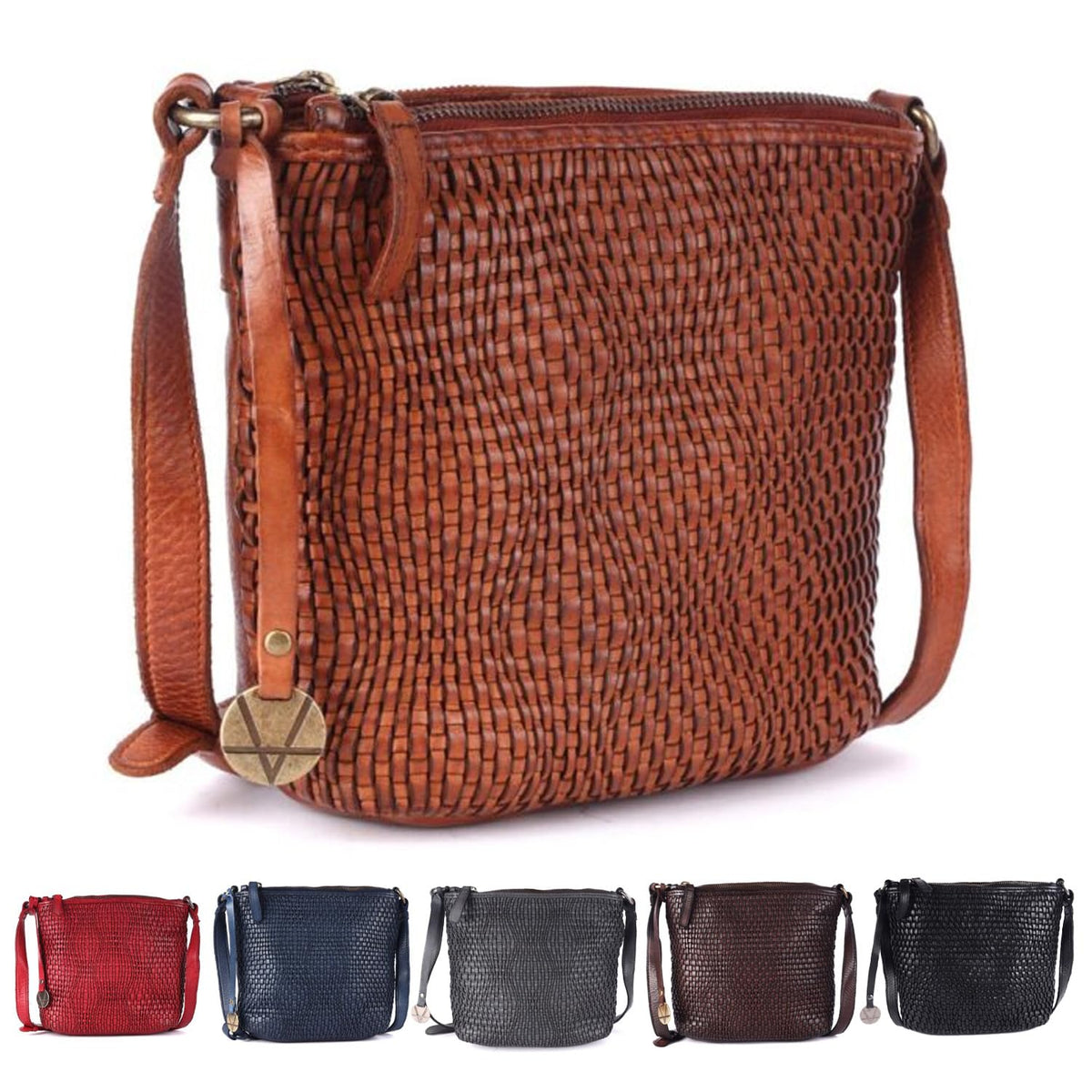 Genuine Leather Crossbody Sling Bag D783