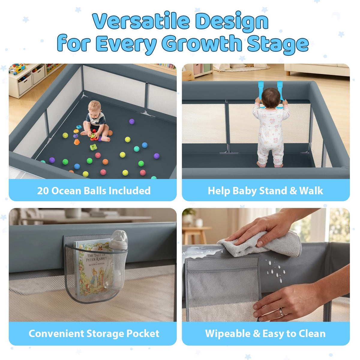Large Baby Playpen Q505
