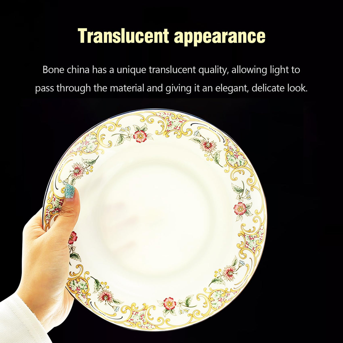 Bone China 12-Piece Dinnerware Set G555698