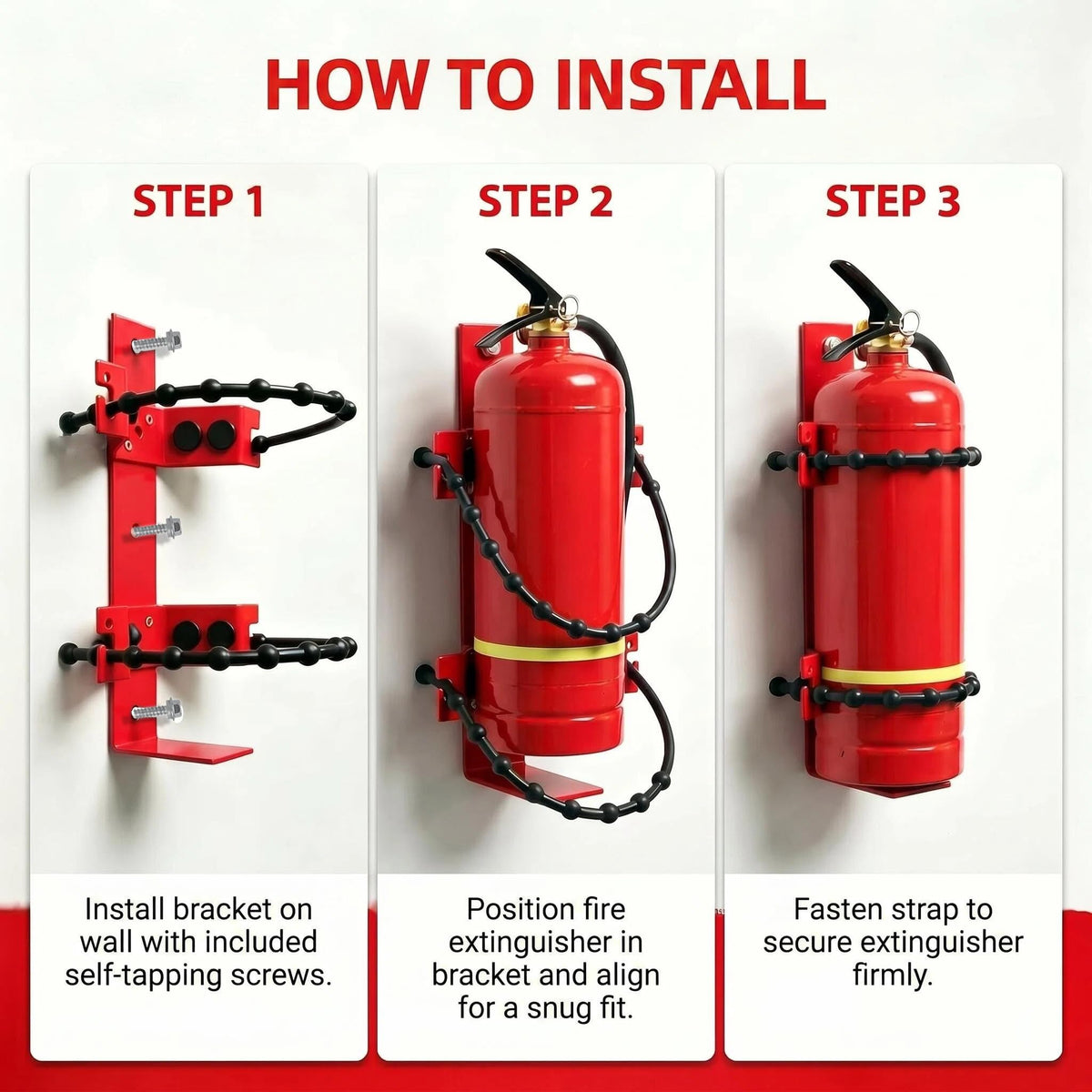 Fire Extinguisher Mount Bracket for 2.5 & 5lb G174