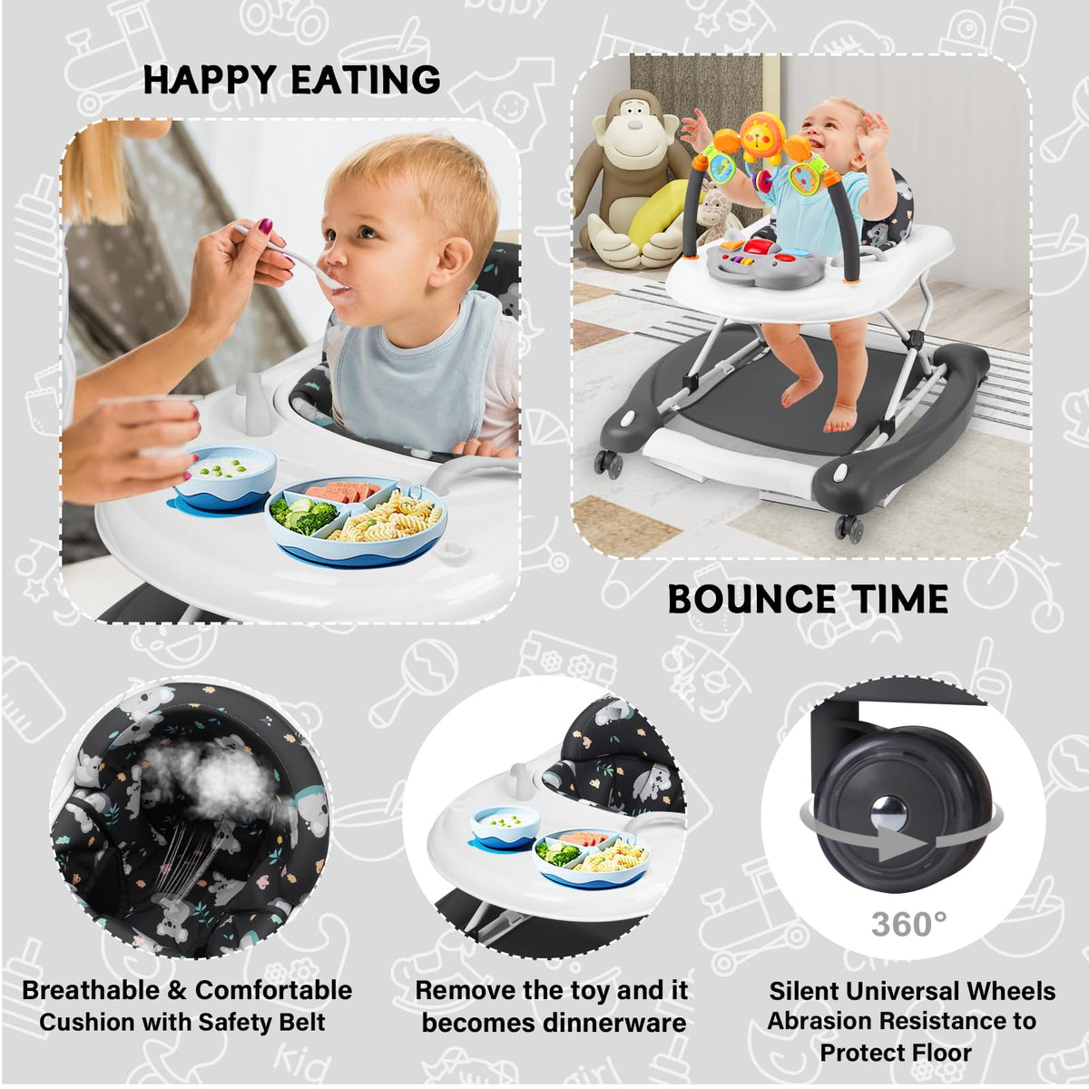 Foldable Baby Walker S135254