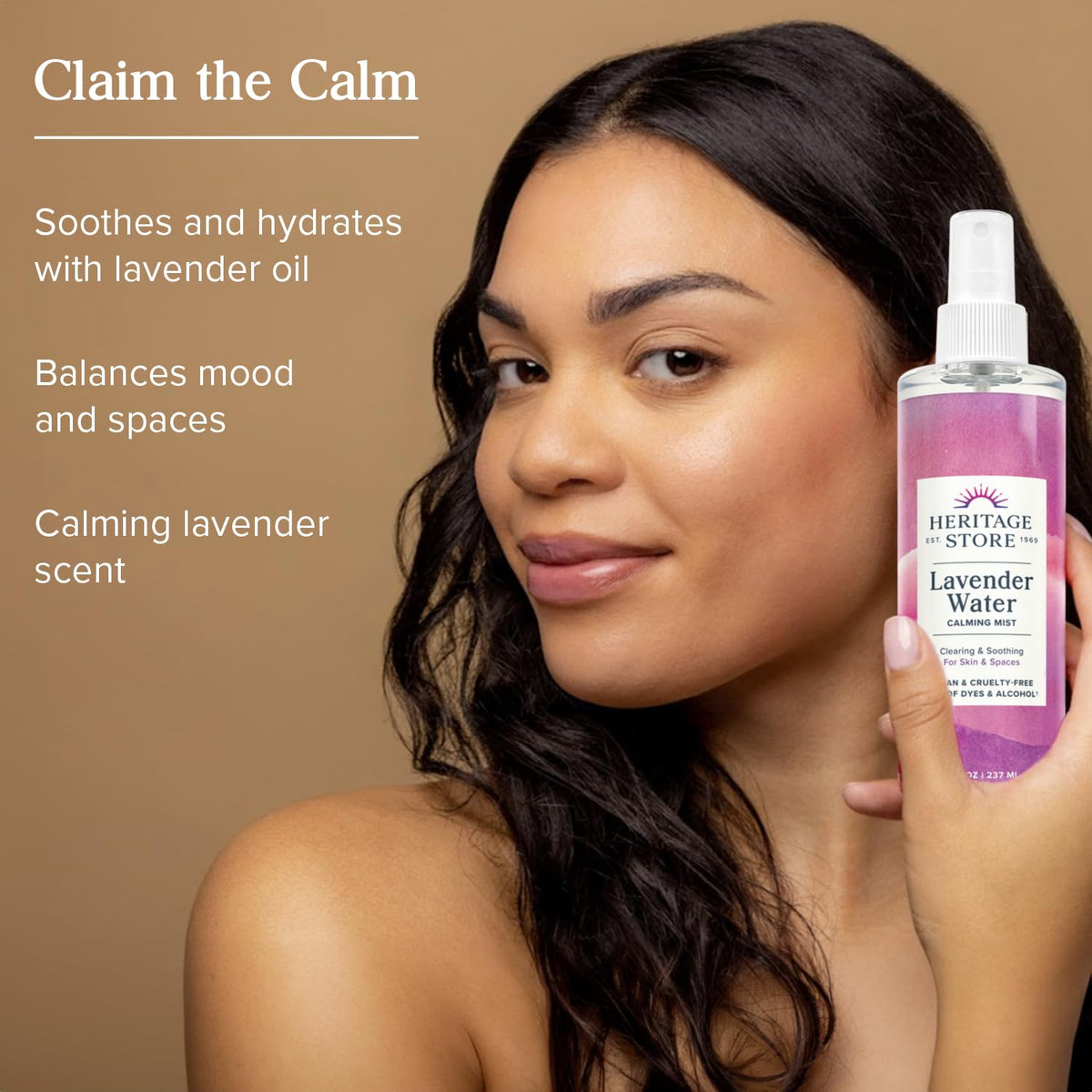 Lavender Water Mist Face and Body Spray 8oz K952