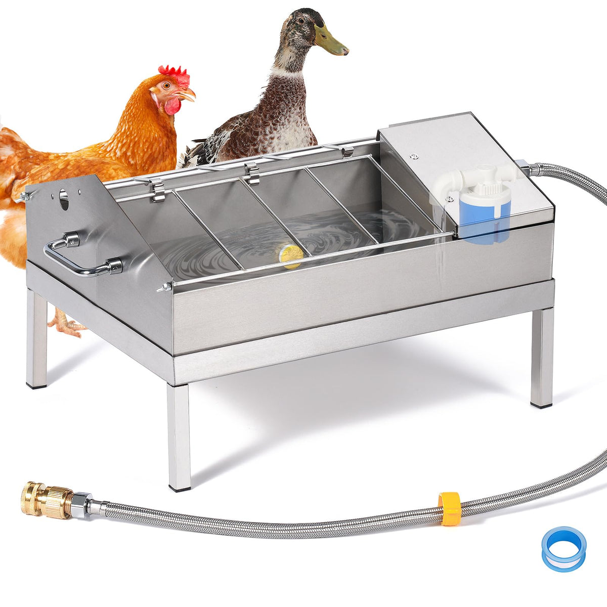 Automatic Chicken Waterer and Feeder Set T517