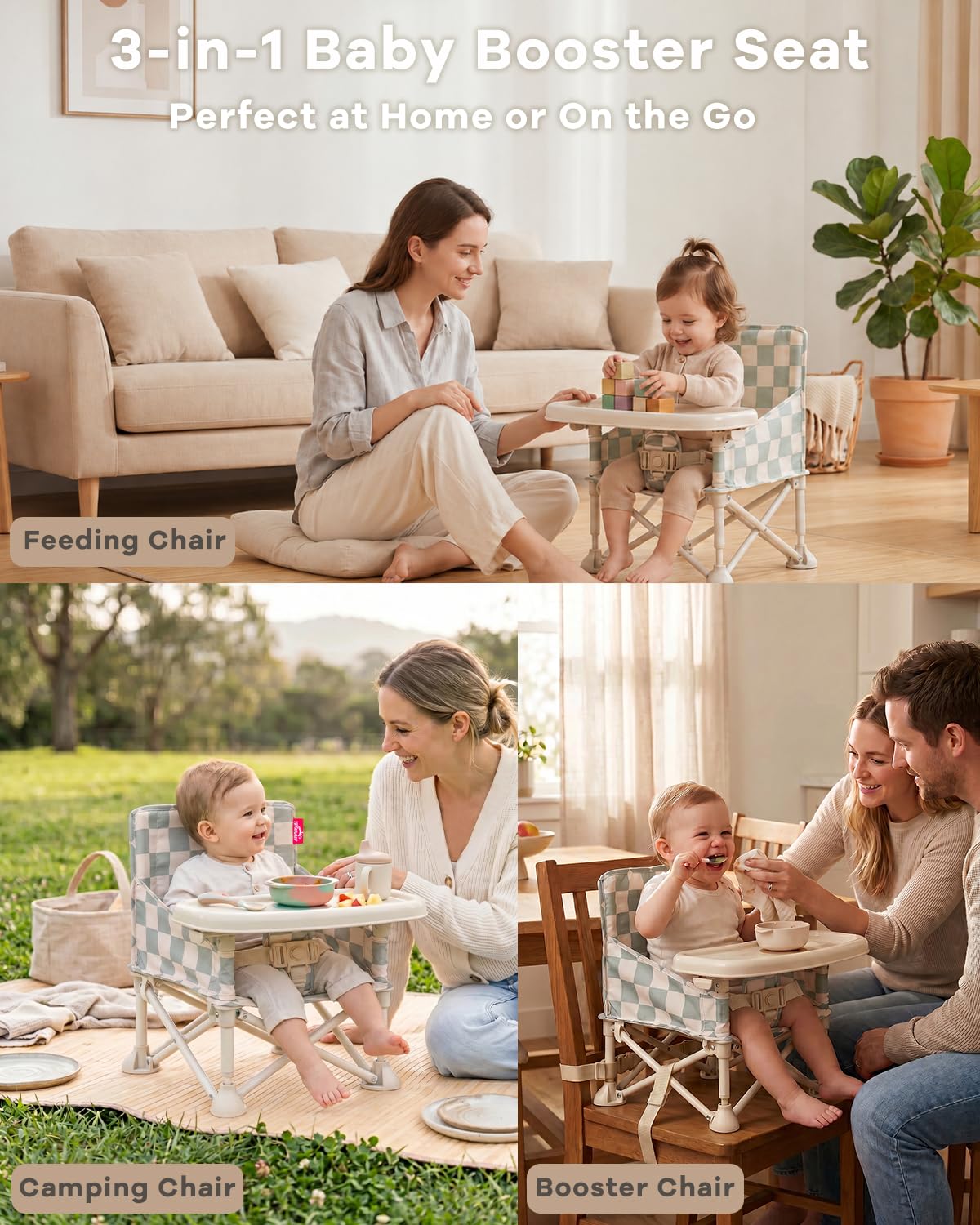 3-in-1 Portable Baby Chair E176
