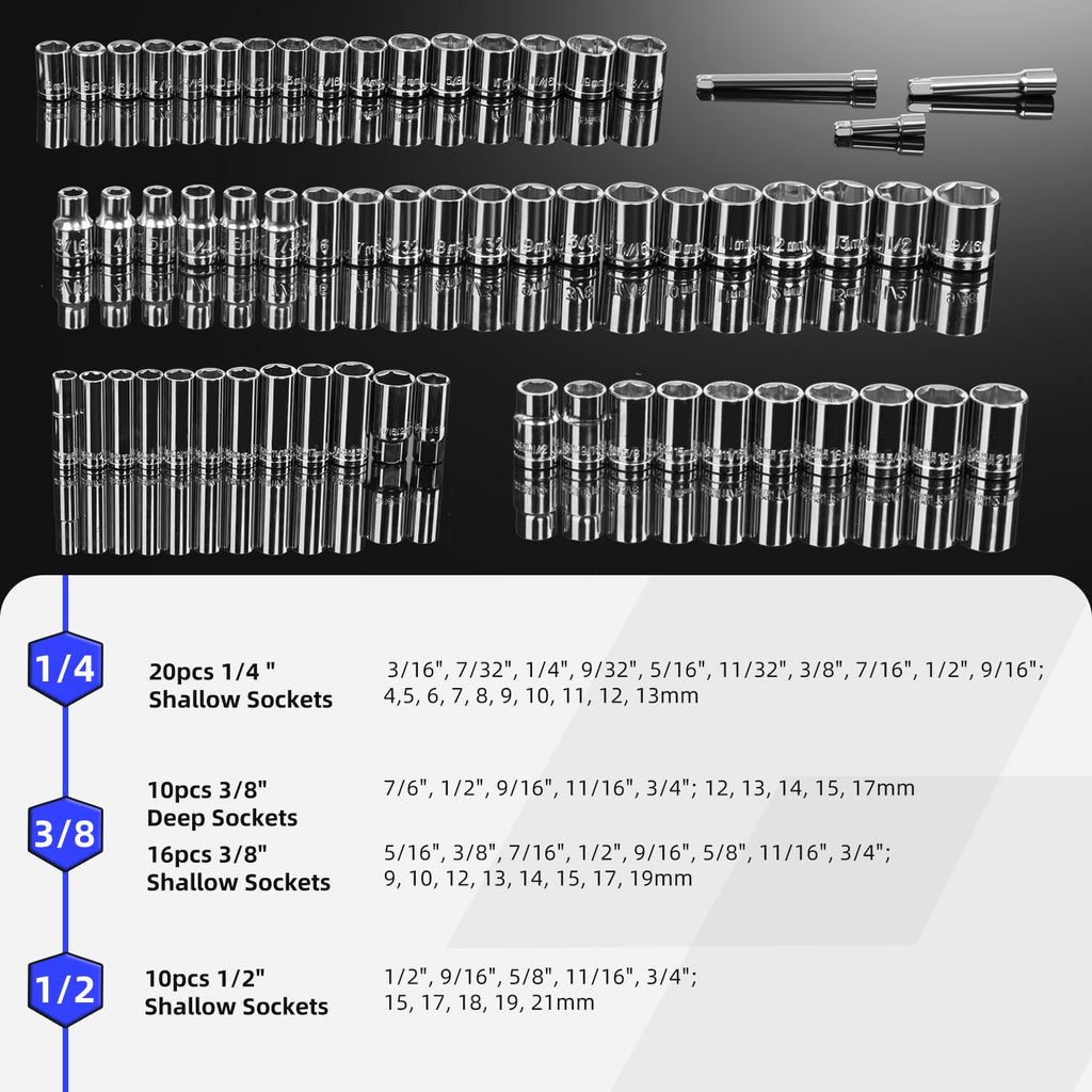 240-Pieces Mechanic Tool Set with Aluminium Tool Box N439