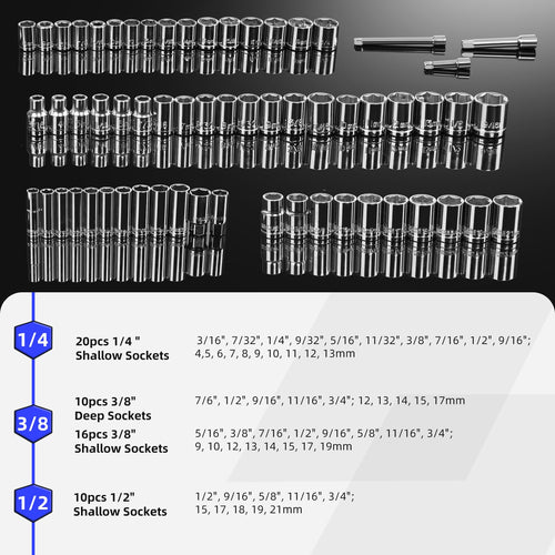240-Pieces Mechanic Tool Set with Aluminium Tool Box N439