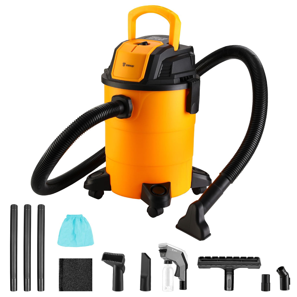 4-Gallon 3 Peak HP Wet Dry Shop Vacuum with Hose V30617