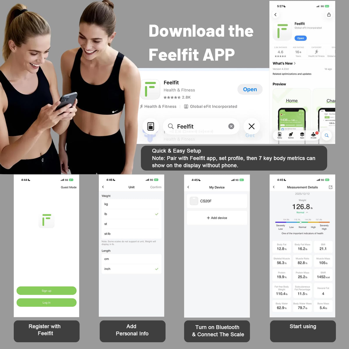 Smart Scale for Body Weight V184588
