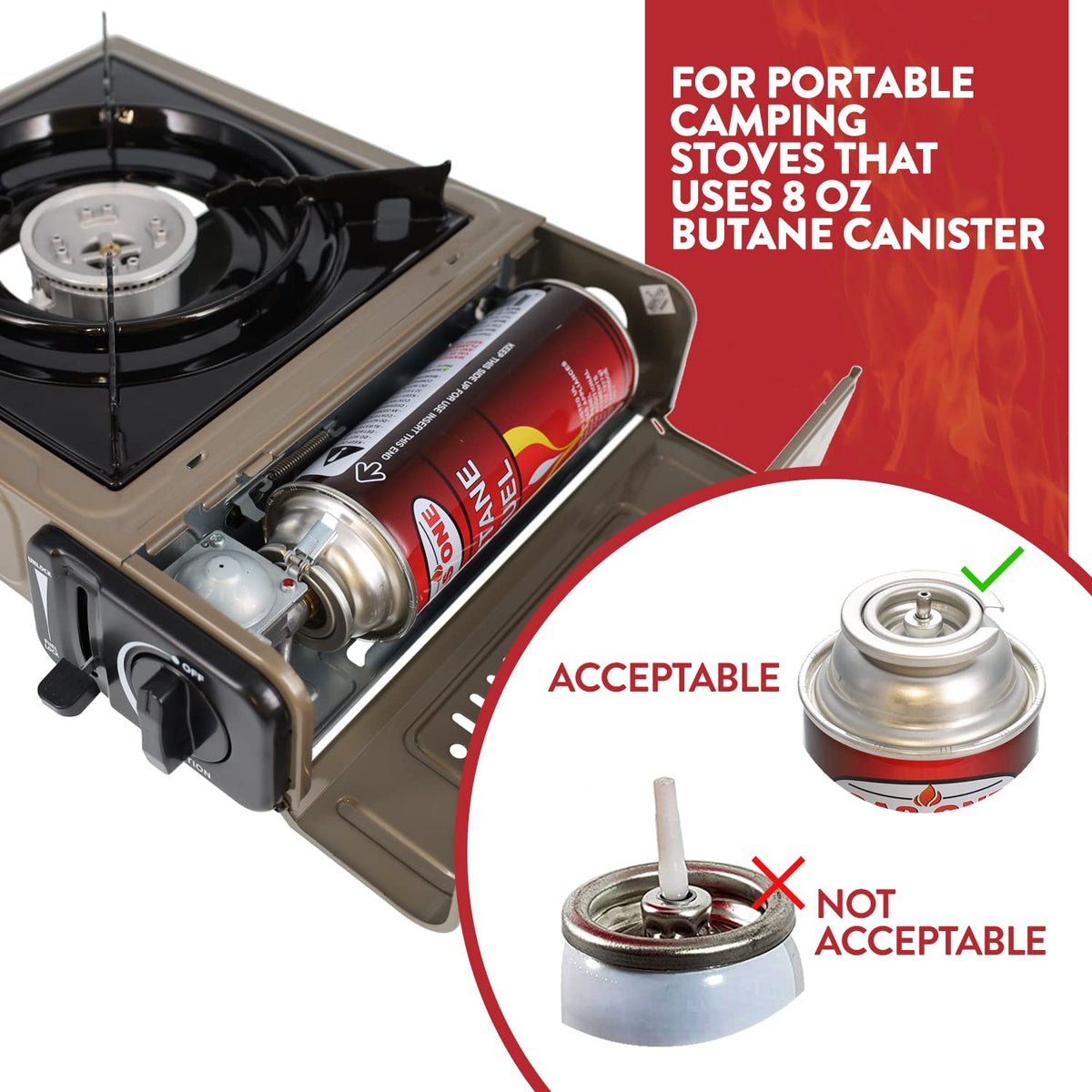 Butane Fuel Canister 4 Pack M191873