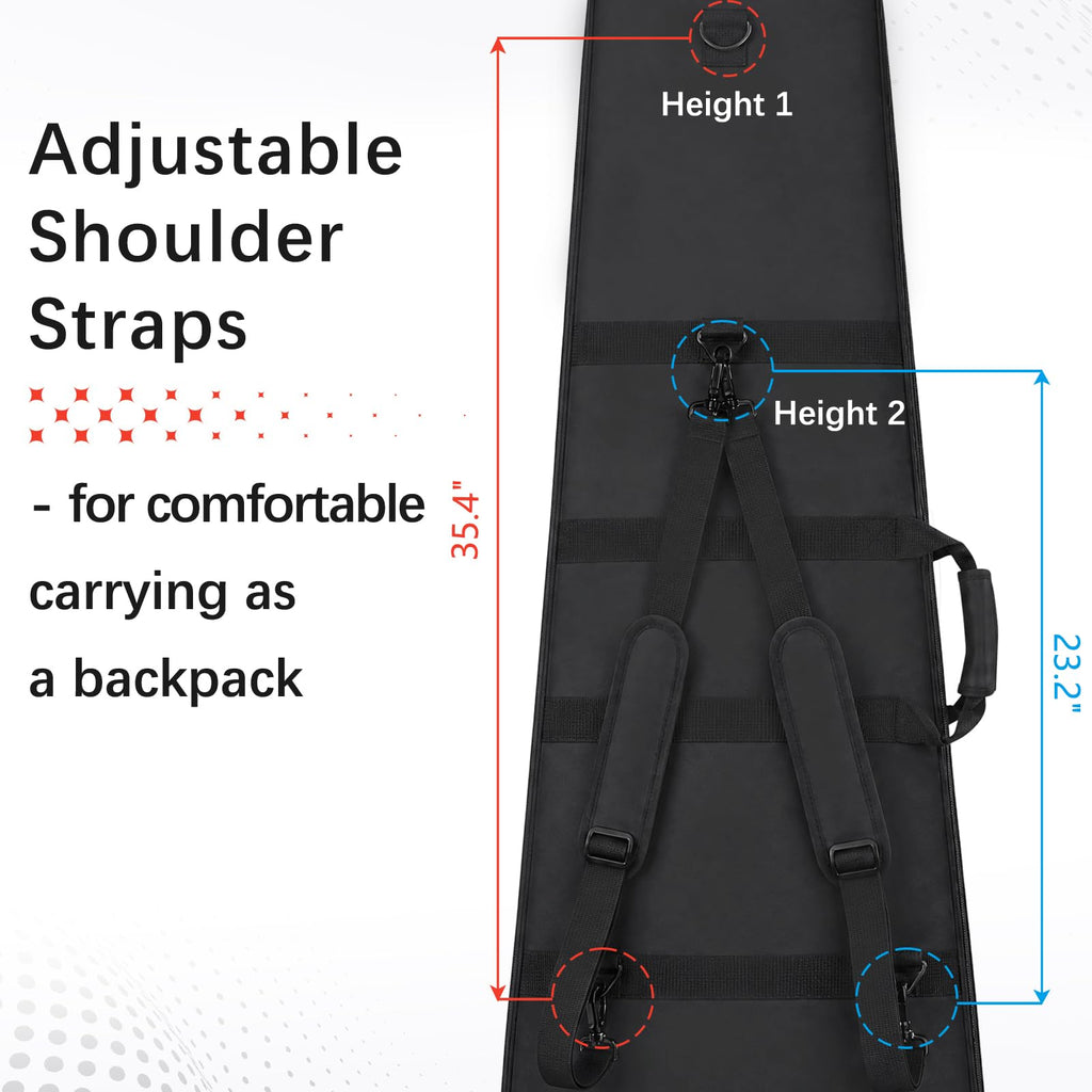 Electric Guitar Gig Bag Padded Water-Resistant J694