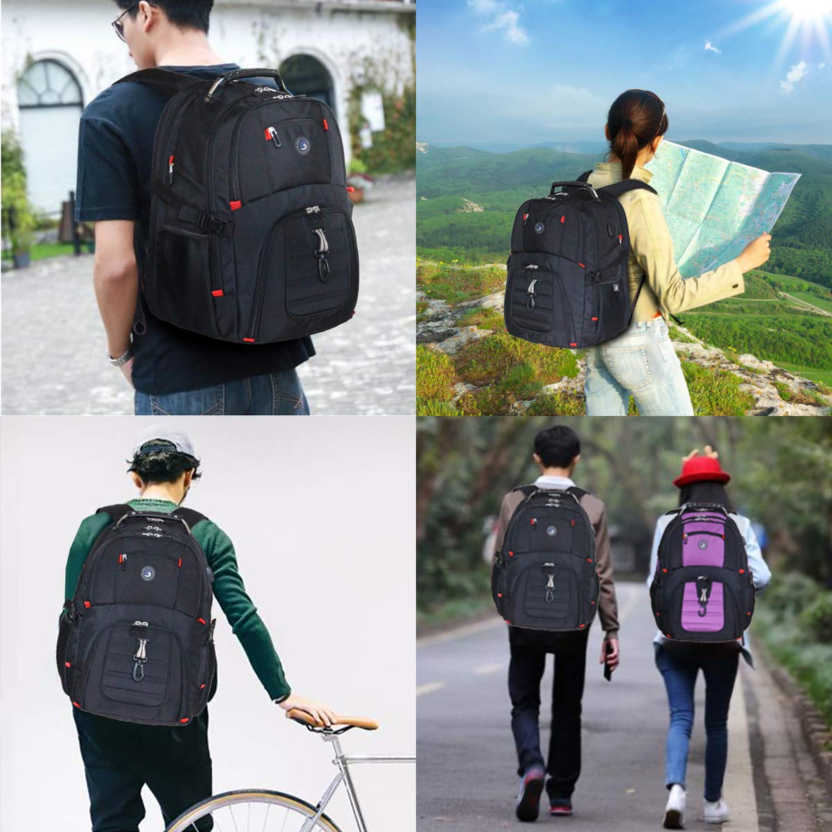 Extra Large Travel Laptop Backpack P543773