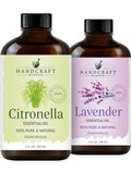 Lavender and Citronella Essential Oils 2 x 4 Fl Oz Z595413