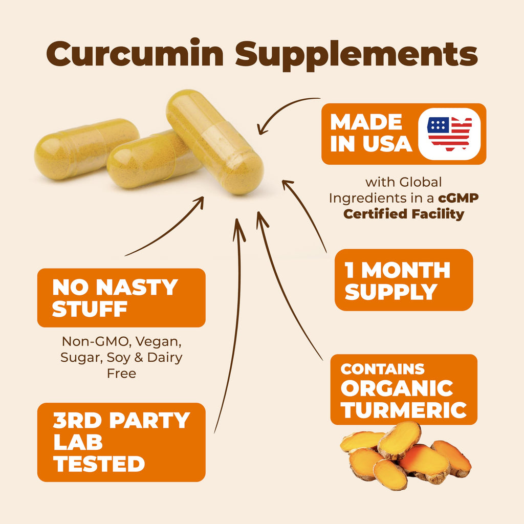 Turmeric Curcumin Glucosamine Chondroitin MSM Supplement C72755