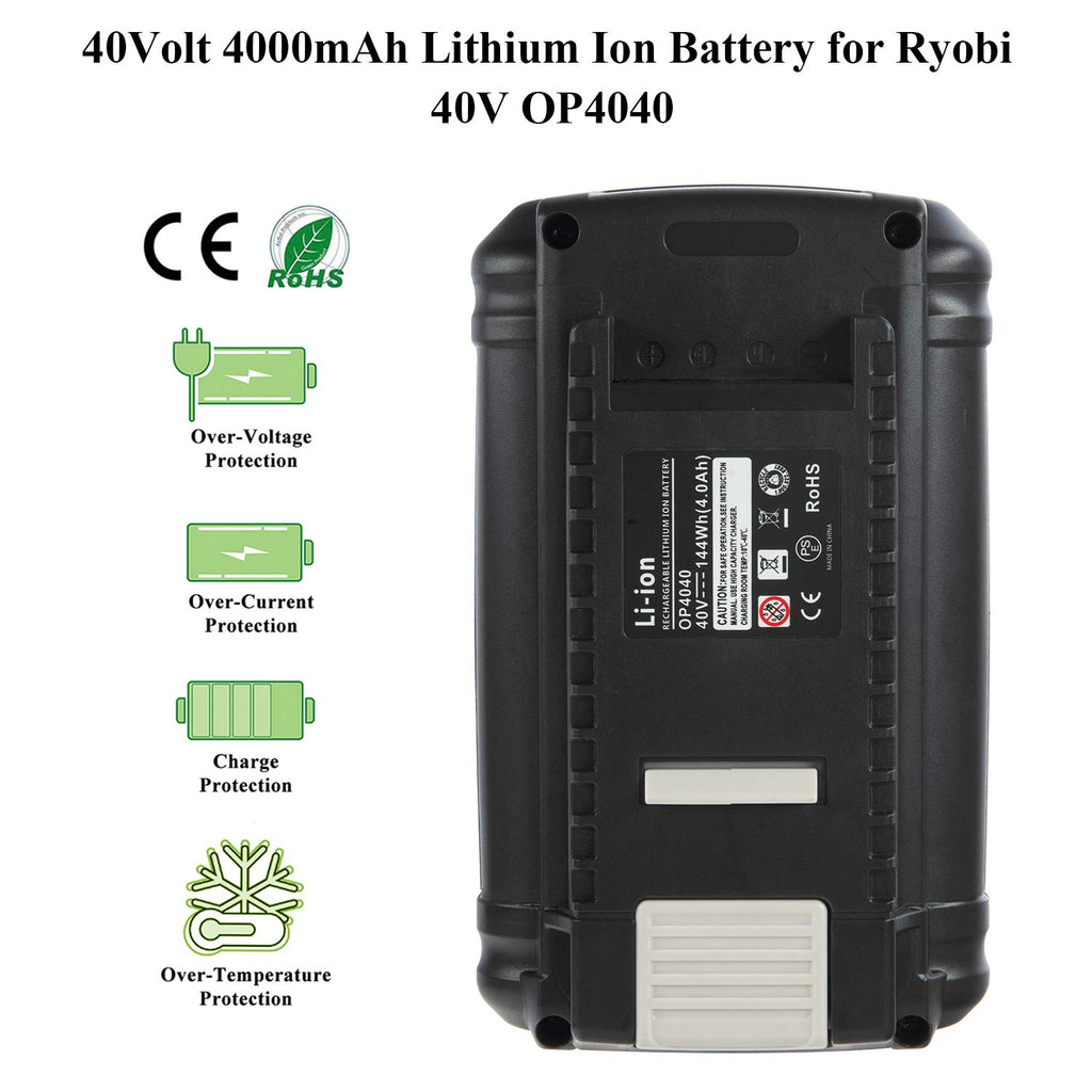 40V 4.0Ah Replacement Battery S940746