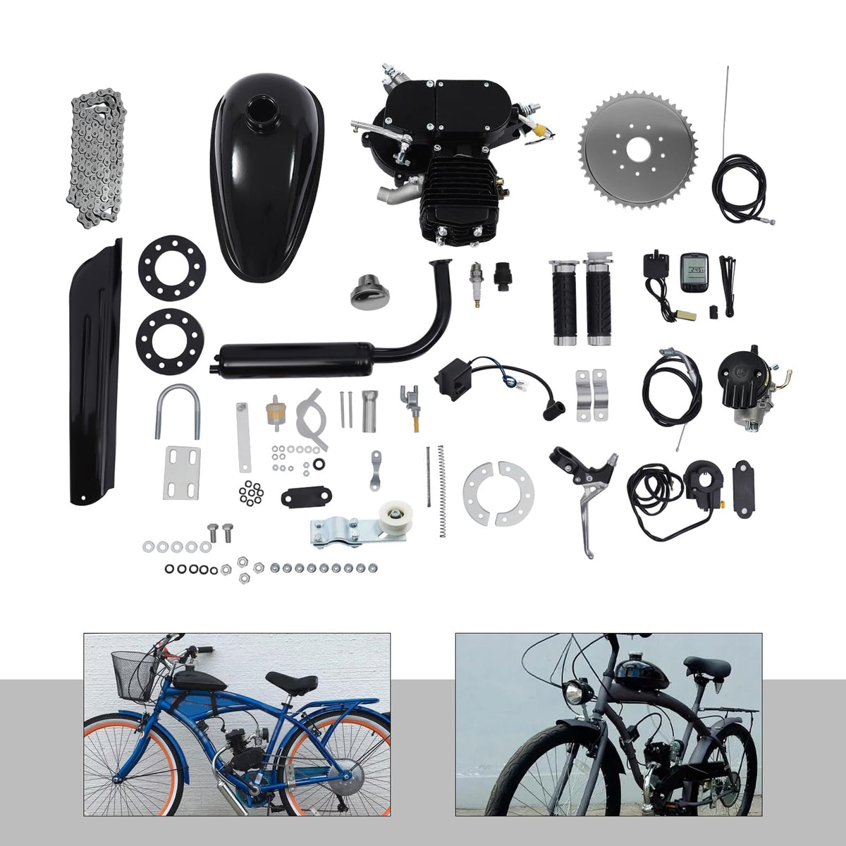 80cc 2-Stroke Bicycle Gasoline Engine Motor Kit J940