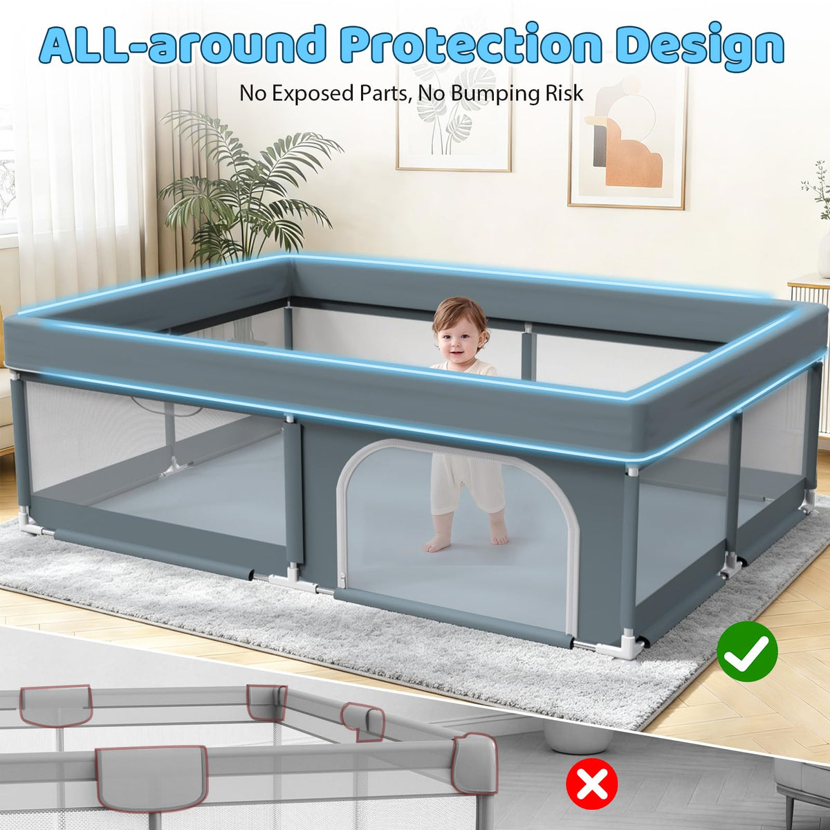Large Baby Playpen Q505