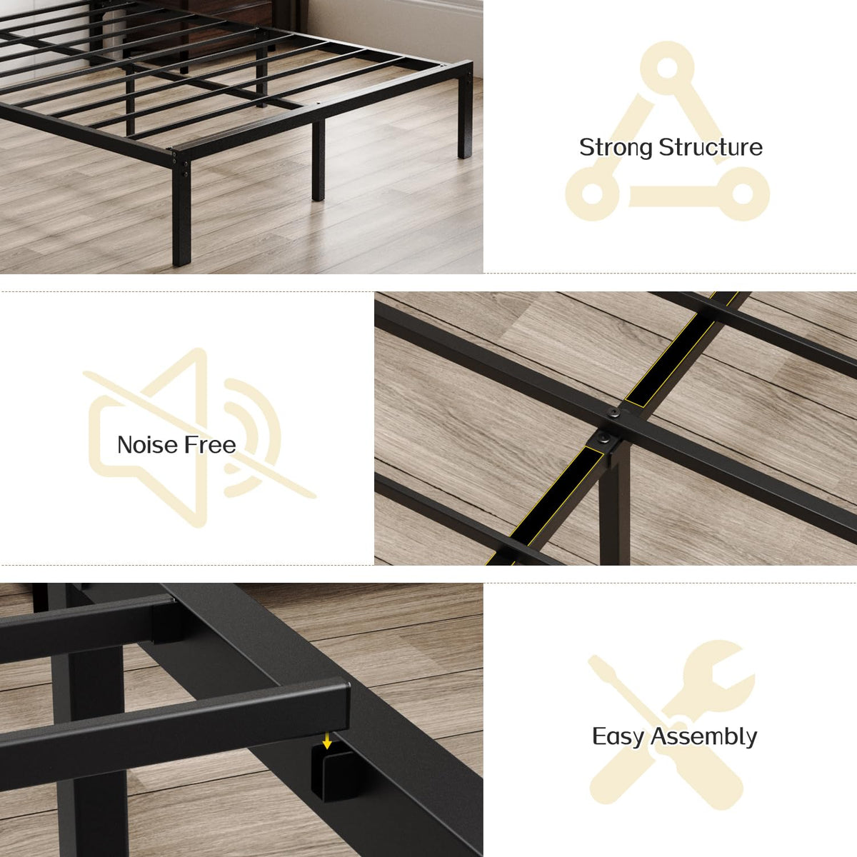 Full Bed Frame with Headboard A469974